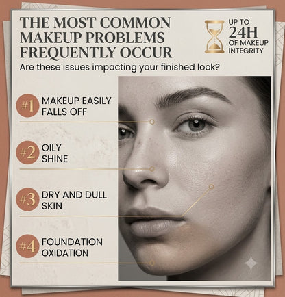 24-Hour Long-Wear Makeup Setting Spray, Oil-Control Matte & Glow Face Mist, Ultra-Fine Lightweight Fixer for Flawless All-Day Coverage, 4.22 Fl Oz