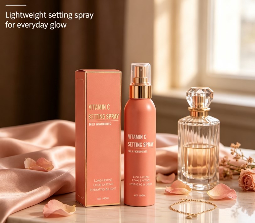 Lightweight Makeup Setting Spray, Long-Lasting Face Fixing Mist with Moisturizing Radiant Finish, 3.38 Fl Oz Hydrating Formula for Daily Work, Parties & Travel