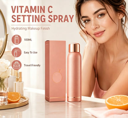 Lightweight Makeup Setting Spray, Long-Lasting Face Fixing Mist with Moisturizing Radiant Finish, 3.38 Fl Oz Hydrating Formula for Daily Work, Parties & Travel