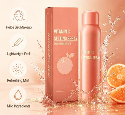 Lightweight Makeup Setting Spray, Long-Lasting Face Fixing Mist with Moisturizing Radiant Finish, 3.38 Fl Oz Hydrating Formula for Daily Work, Parties & Travel