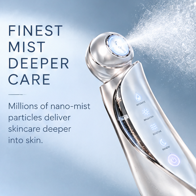 Lunar Glow Long Lasting Makeup Setting Spray, Ultra Fine Hydrating Mist, Weightless Dewy Makeup Fixer for All Skin Types