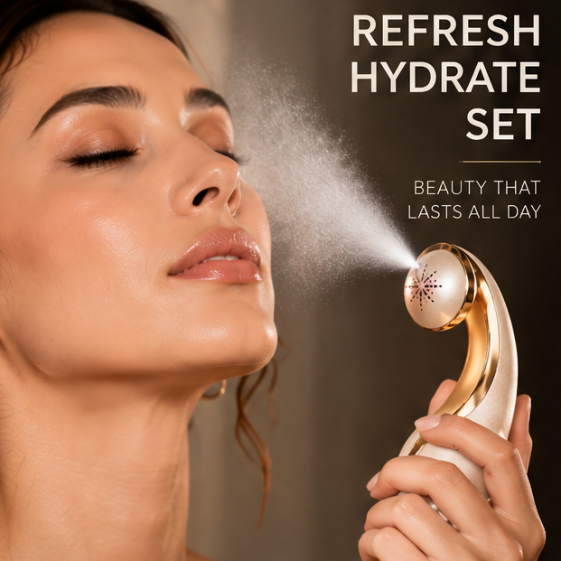 Luxury Radiant Setting Mist, Ultra-Fine Weightless Makeup Setting Spray, Long-Lasting Hold, Oil Control for Natural Glow
