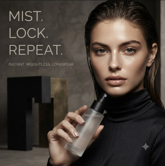 Matte Oil Control Setting Spray for Face, 24-Hour Long-Lasting Makeup Fixer with Ultra-Fine Mist, Lightweight & Refreshing Quick-Drying Formula for All-Day Shine Control