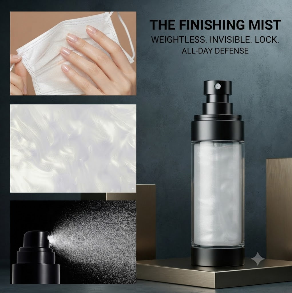 Matte Oil Control Setting Spray for Face, 24-Hour Long-Lasting Makeup Fixer with Ultra-Fine Mist, Lightweight & Refreshing Quick-Drying Formula for All-Day Shine Control