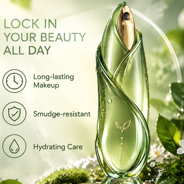 Natural Dewy Setting Spray, Long Lasting Makeup Fixer Mist, Lightweight Refreshing Makeup Setting Spray with Mild Skin-Friendly Formula