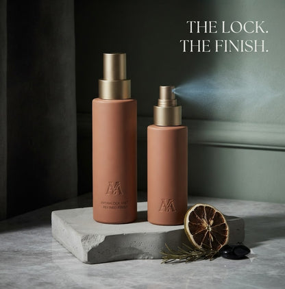 Professional Makeup Finishing Spray, Weightless Long-Wear Fixer with Natural Glow Effect and Non-Drying Moisture, Flawless All-Day Stay for All Skin Types