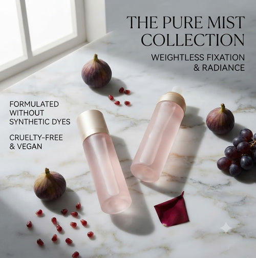 Rose Water Hydrating Setting Spray, Long-Lasting Dewy Makeup Fixer with Vitamin E & Natural Essence, Oil-Control Face Mist for Polished All-Day Wear