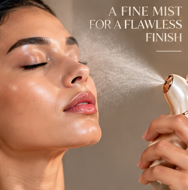 Stay Radiant Long Lasting Makeup Setting Spray, Ultra Fine Mist Setting Spray for All Day Makeup Lock, Weightless Glow Makeup Fixer
