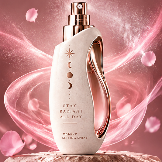 Stay Radiant All Day Makeup Setting Spray, Ultra Fine Dewy Glow Mist, Weightless Long Lasting Makeup Fixer for All Skin Types