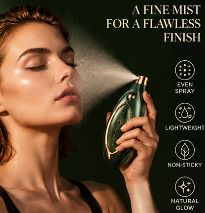 The Essential Glow Advanced Setting Mist - Vitamin C Infused Dewy Finish with Soothing Botanicals