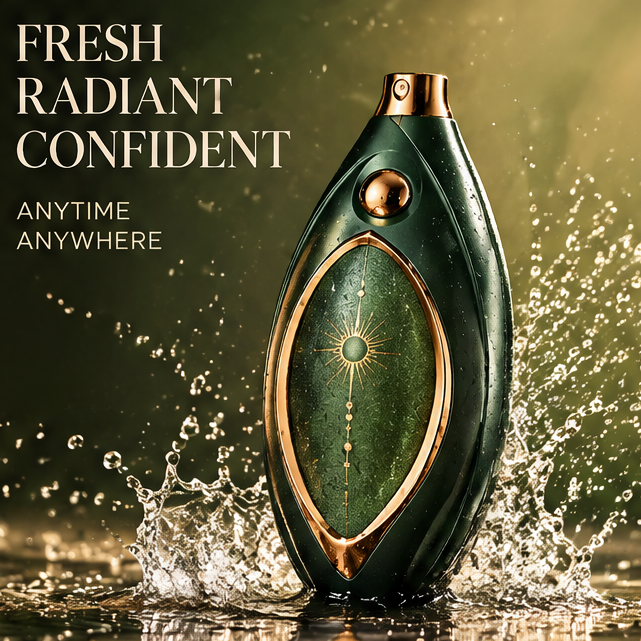 The Essential Glow Advanced Setting Mist - Vitamin C Infused Dewy Finish with Soothing Botanicals