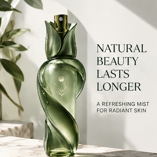 The Pure Mist Setting Spray - Weightless Fixation & Natural Radiance, Cruelty-Free & Vegan Makeup Finisher with Long-Lasting Freshness, 3.4 Fl Oz
