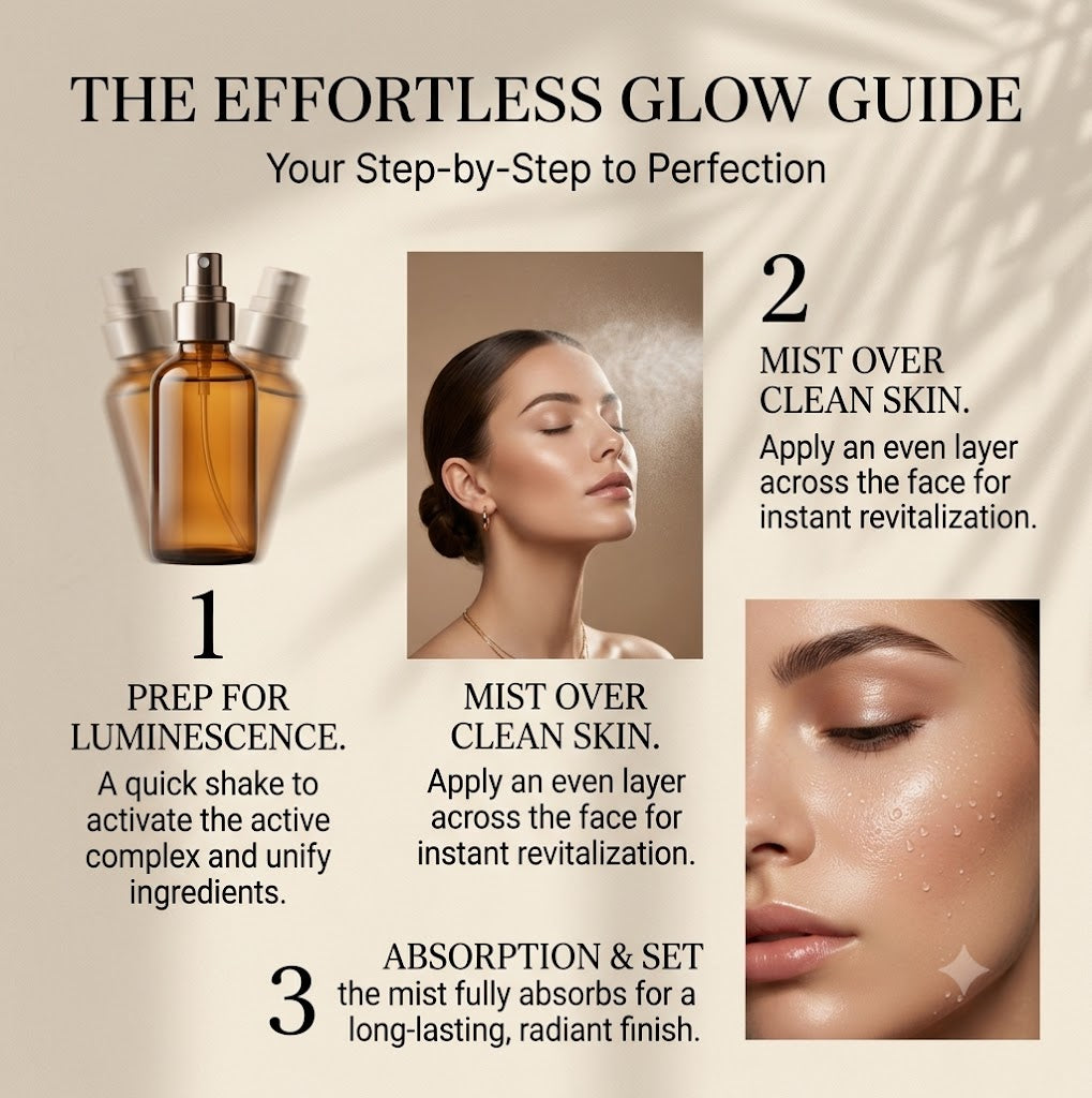 Vitamin C & Hyaluronic Acid Makeup Fixer, Hydrating Fine Mist Setting Spray with Chamomile for Weightless All-Day Wear, Nourishing Face Spray for All Skin Types