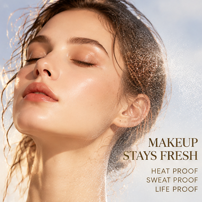 Weightless Glow Setting Spray, Skin-Loving Formula for Long-Lasting Radiant Dewy Makeup